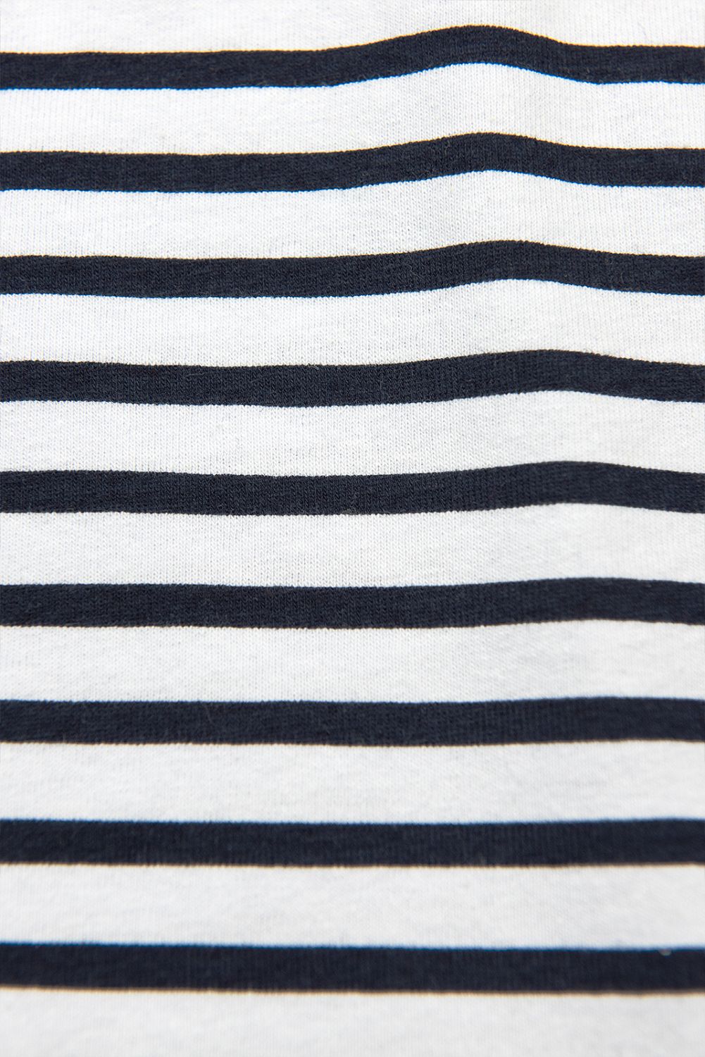 Modro-bela neoprijeta črtasta obleka III.