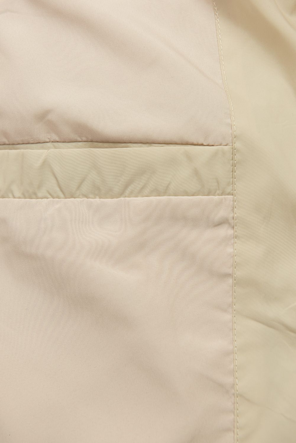 Prešita ženska pomladna jakna do pasu bež