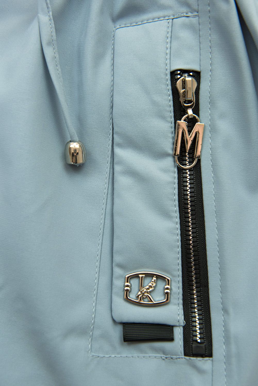 Prehodna parka svetlo modra