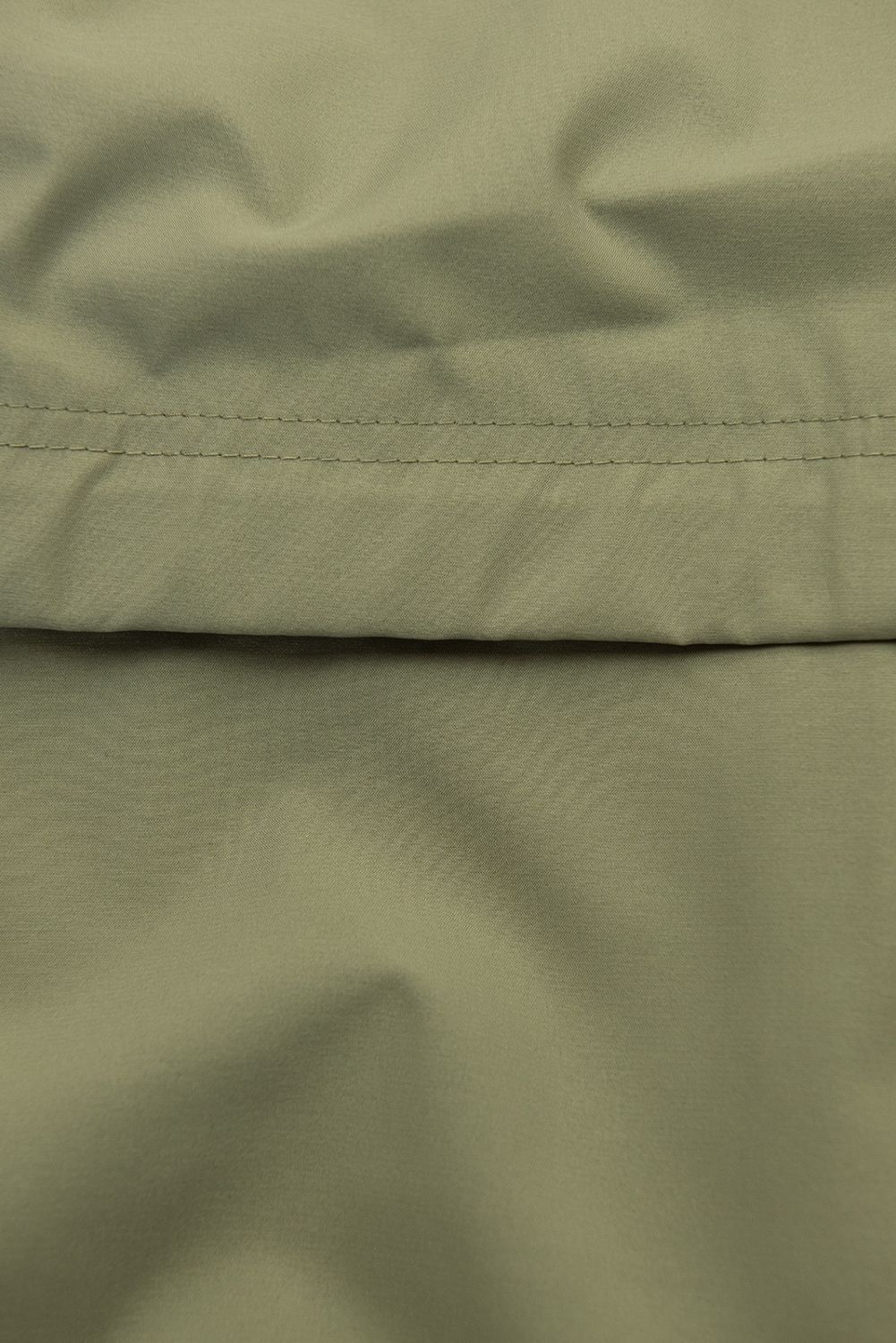 Spomladanska parka z veliko kapuco khaki