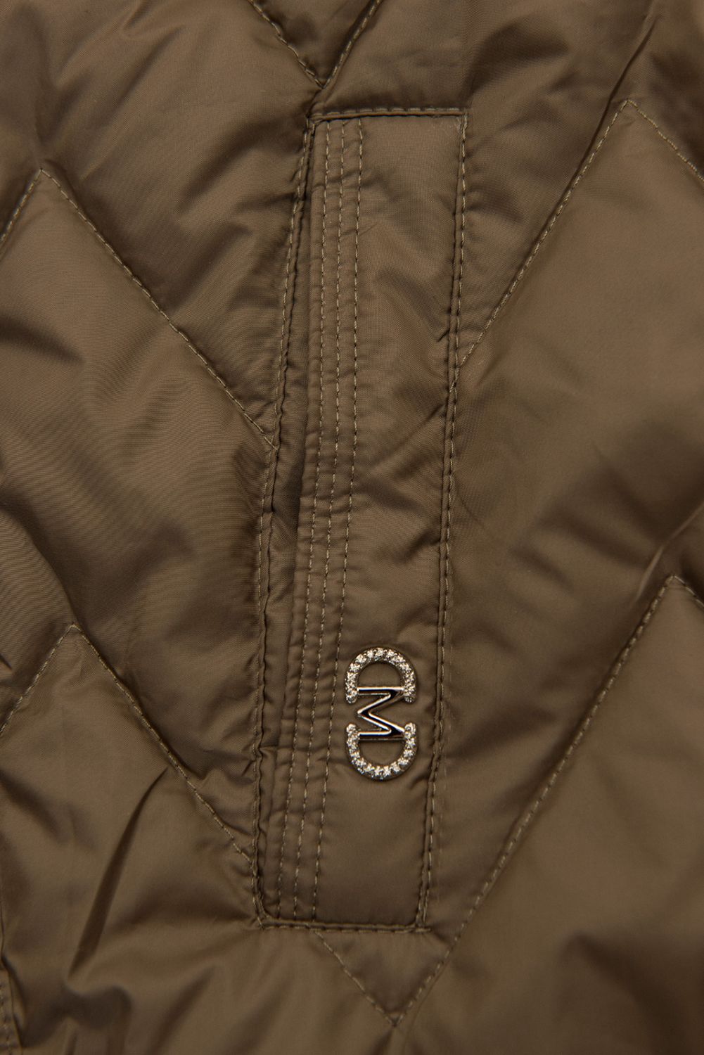 Čokoladno rjav dolg telovnik