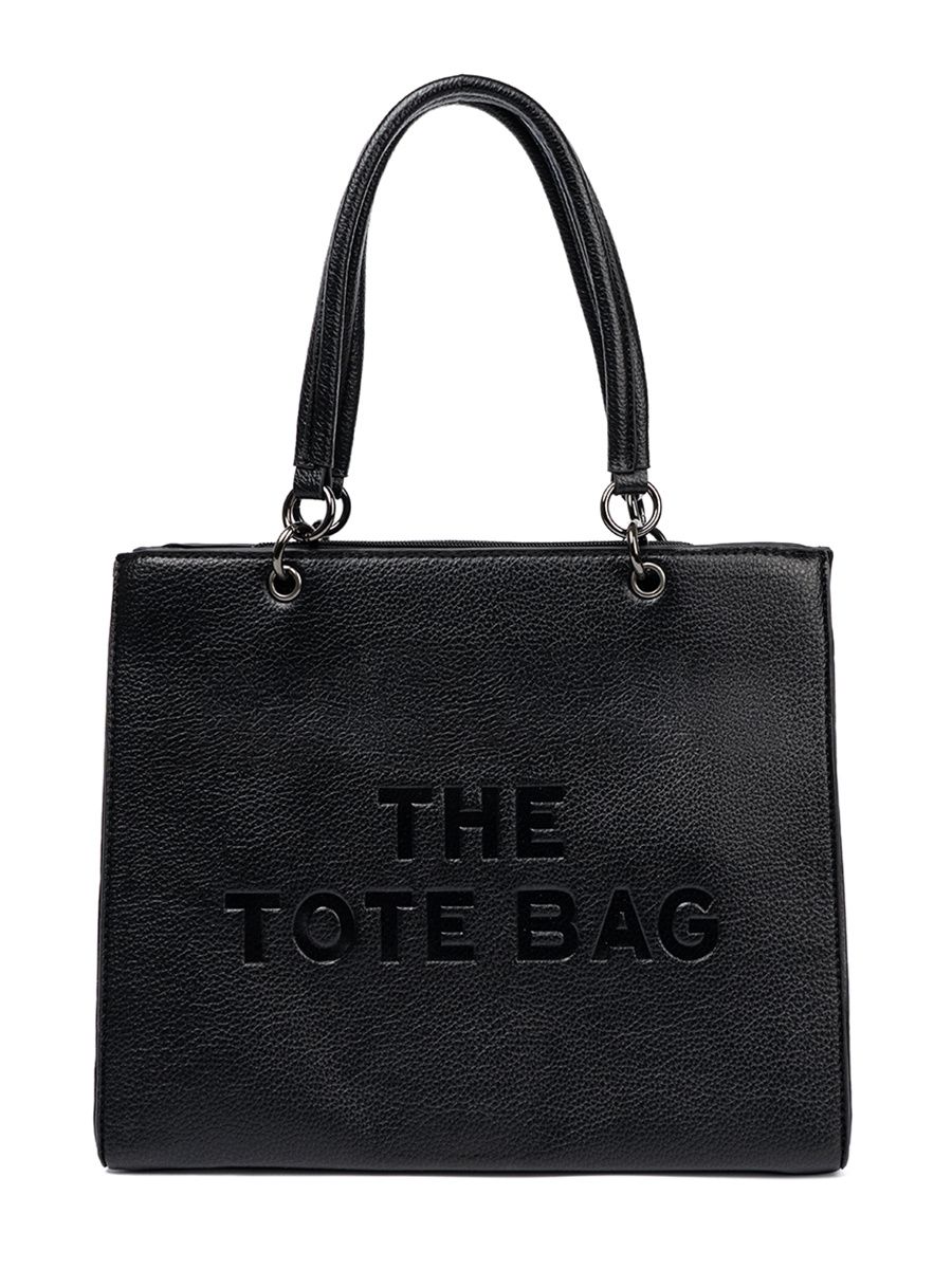 Klasična črna shopperka TOTE