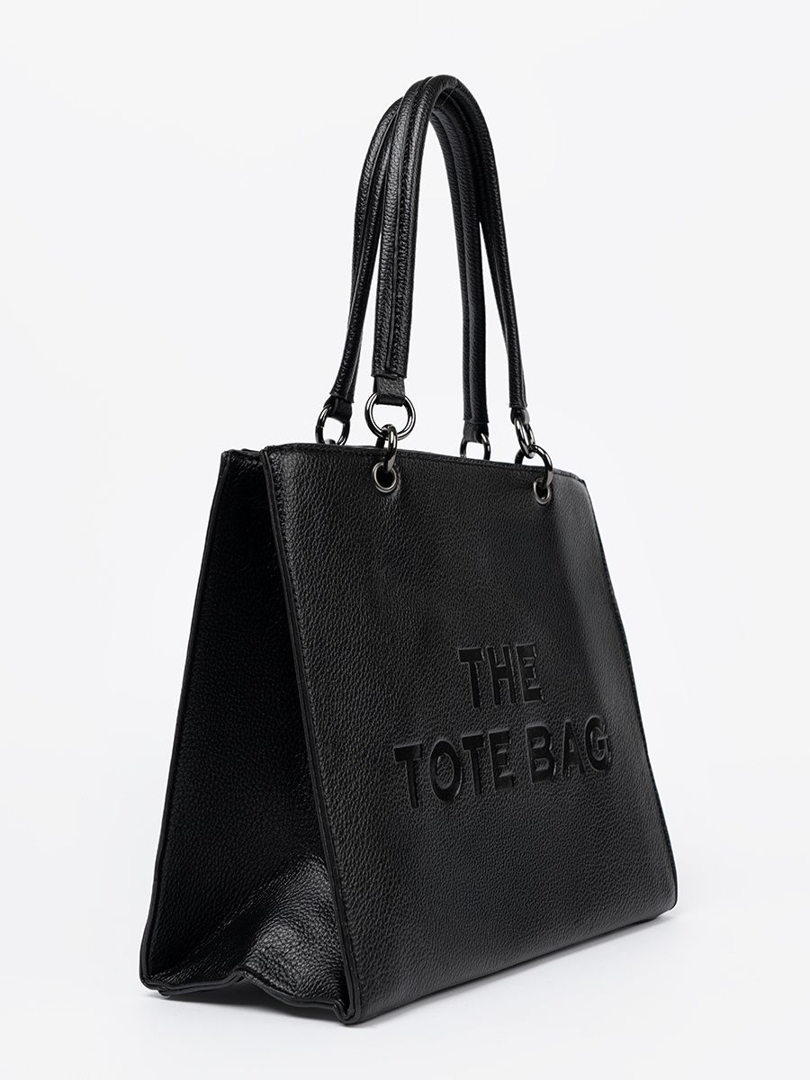 Klasična črna shopperka TOTE