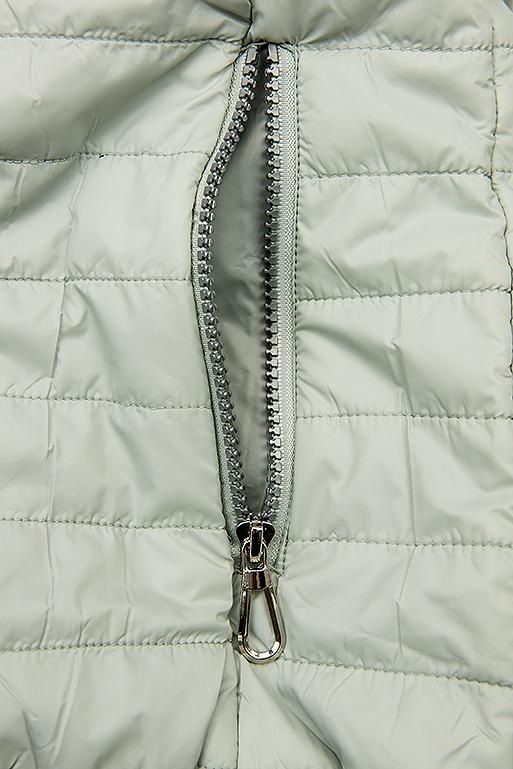 Svetlo zelena športna prehodna jakna