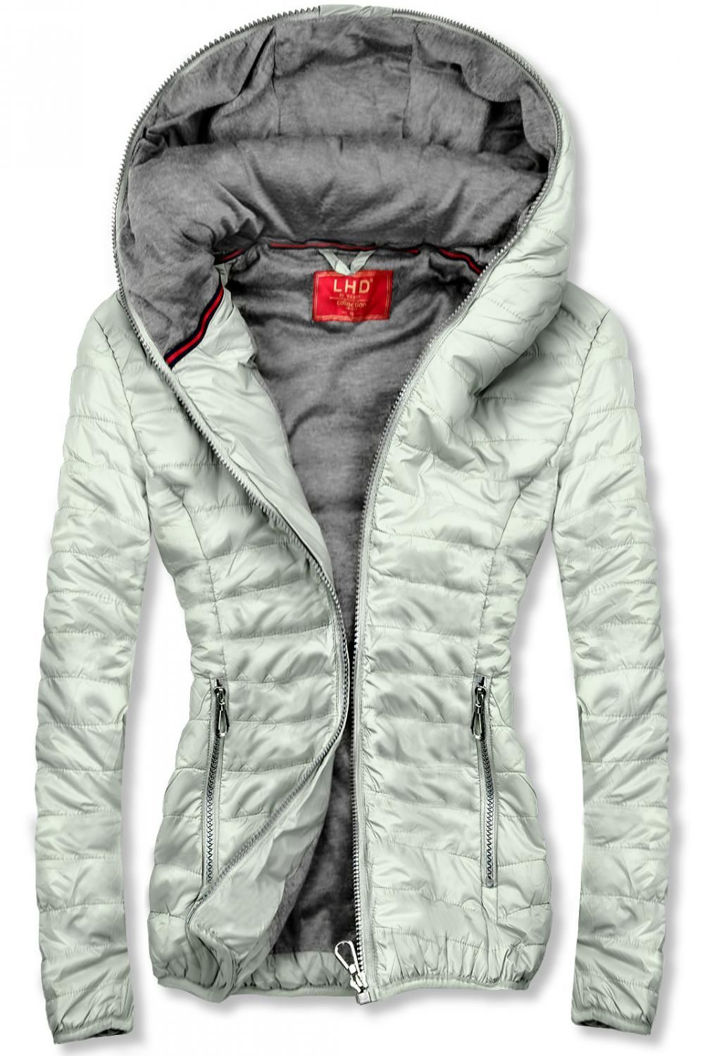 Svetlo zelena športna prehodna jakna