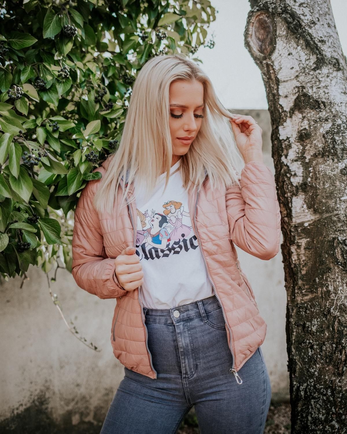 Svetlo zelena športna prehodna jakna