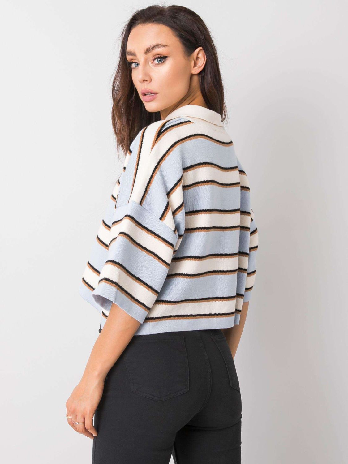 Modra prugasta bluzica RUE PARIS