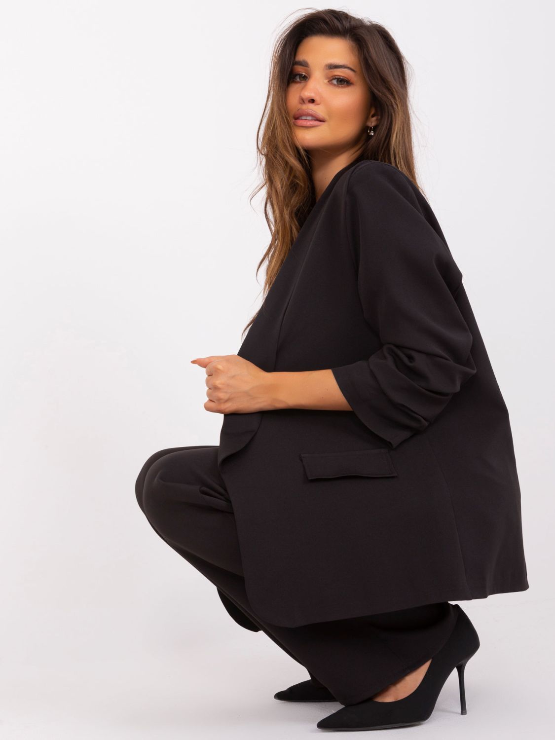Elegantna črna jakna