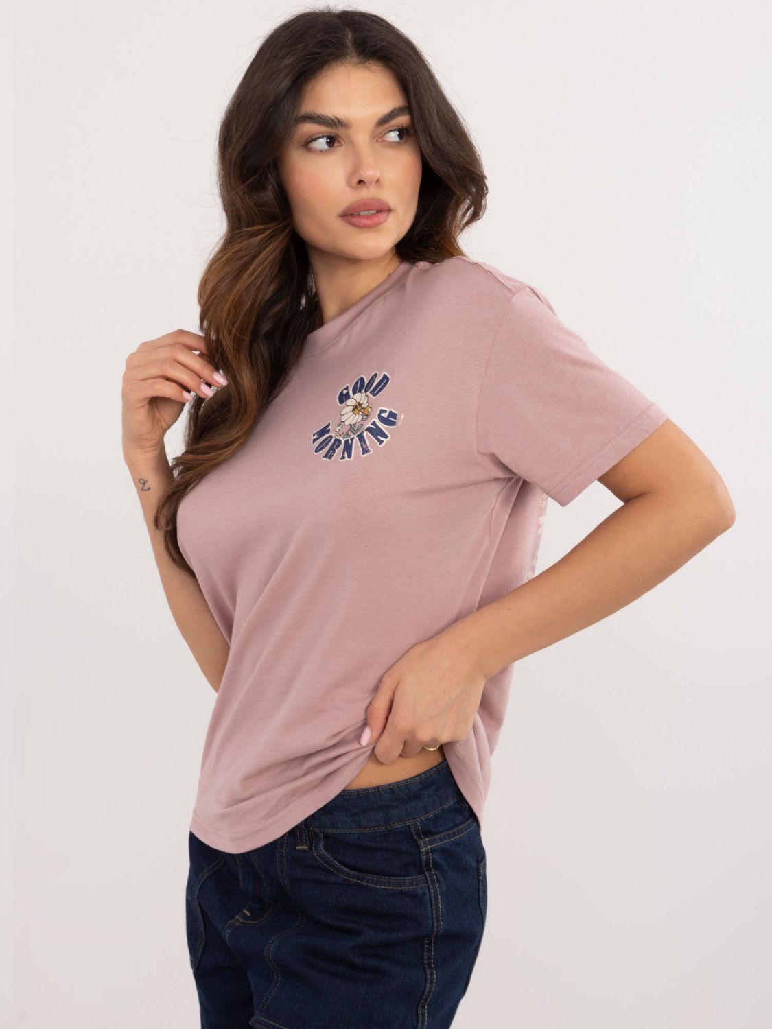 Stilska bluza v temno roza barvi