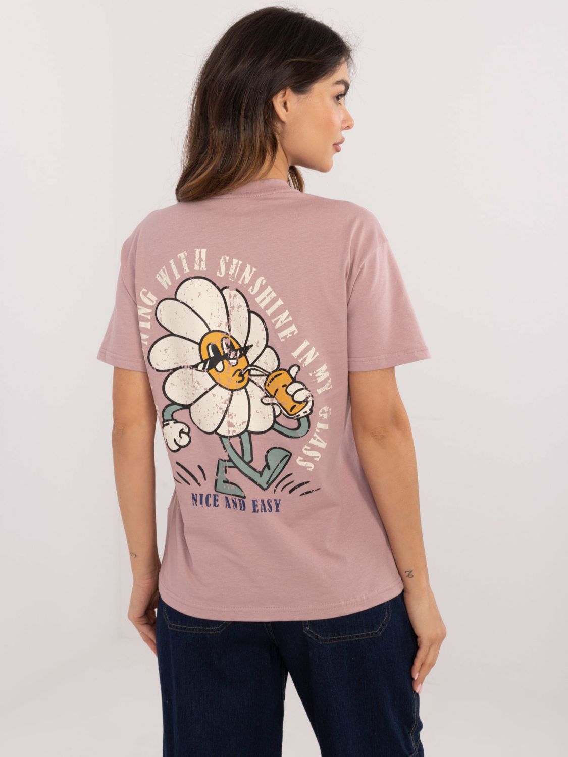 Stilska bluza v temno roza barvi
