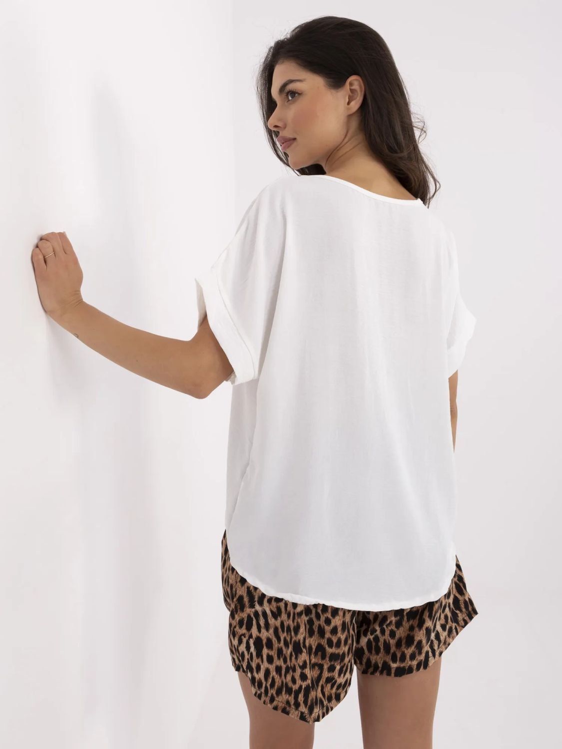 Stilski komplet s kratkimi rokavi