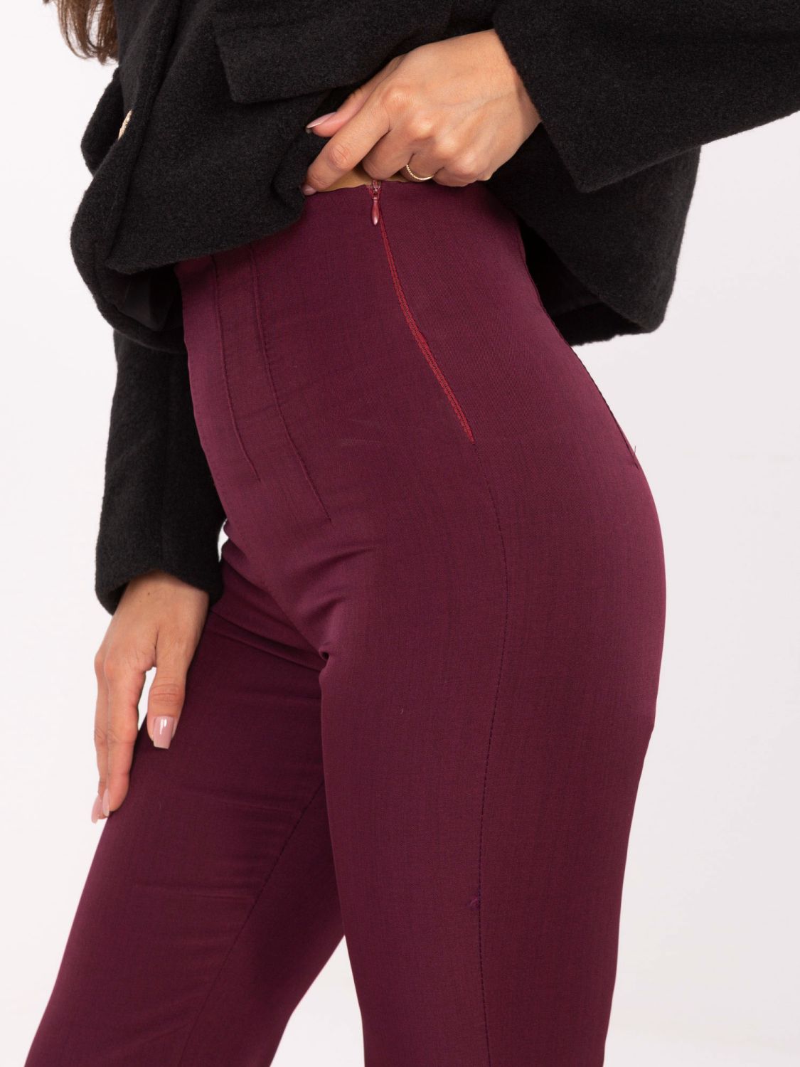 Elegantne bordo hlače