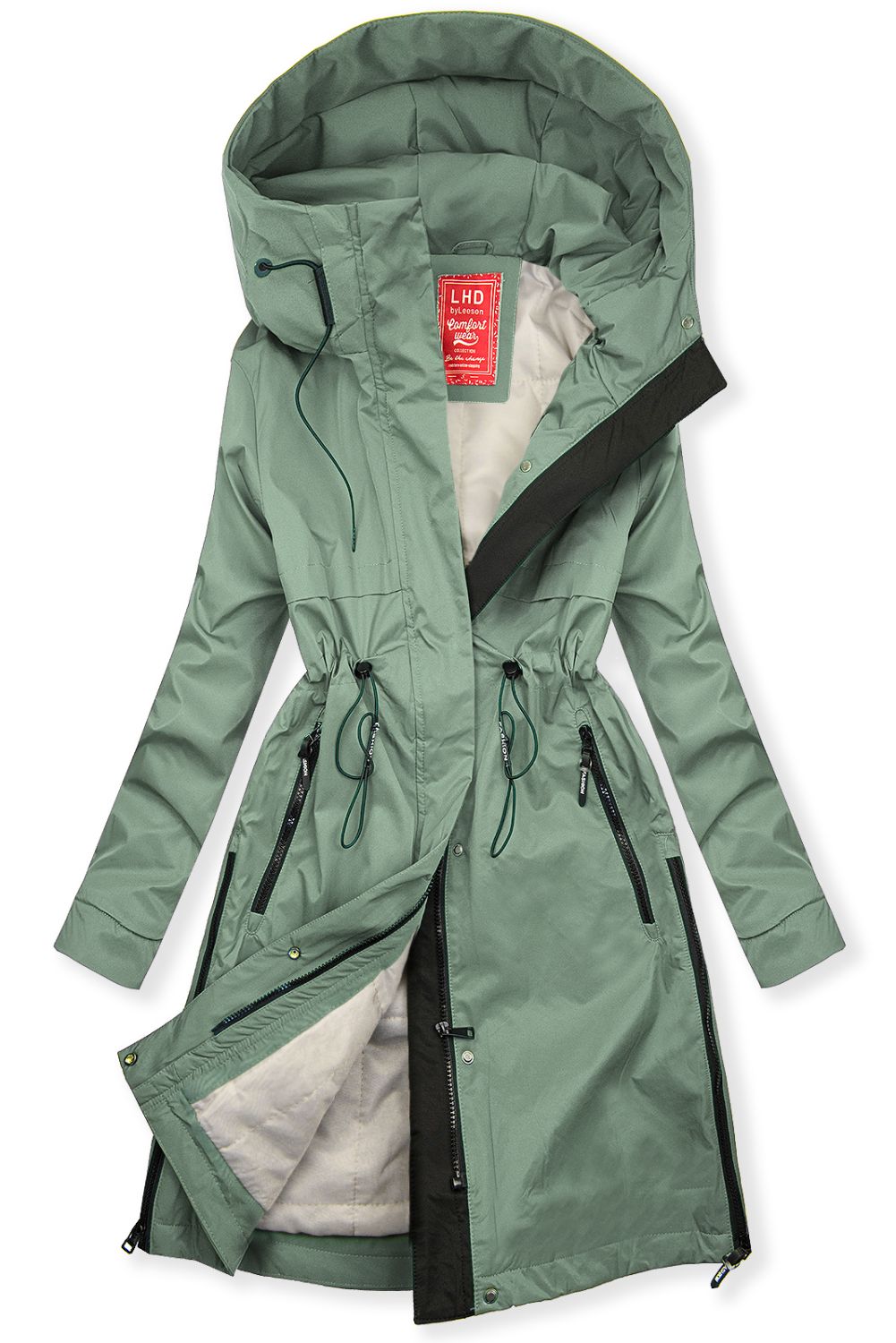 Zelena prehodna jakna FASHION