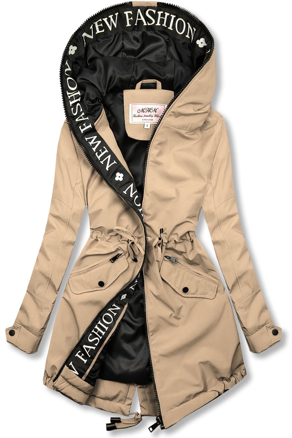 Lahka prehodna parka FASHION bež