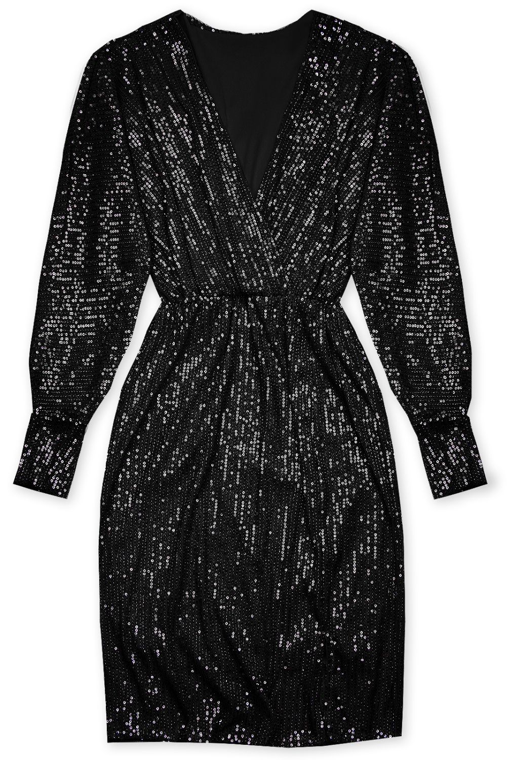 Črna obleka z bleščicami