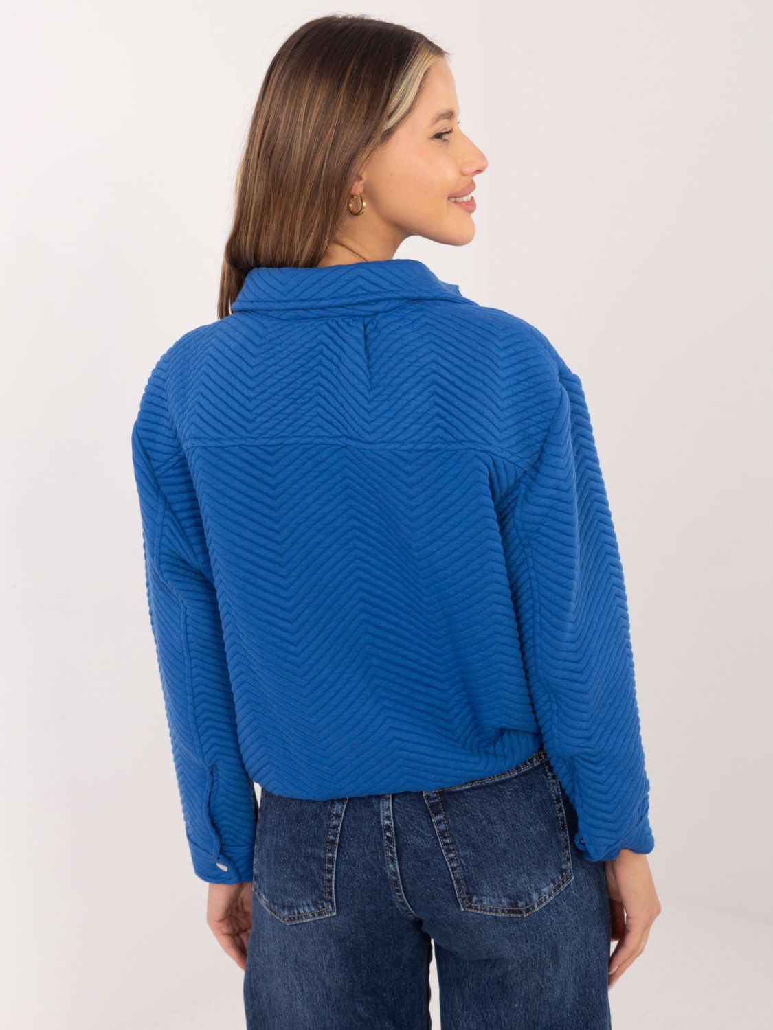 Slogana prehodna jakna v temno modri barvi