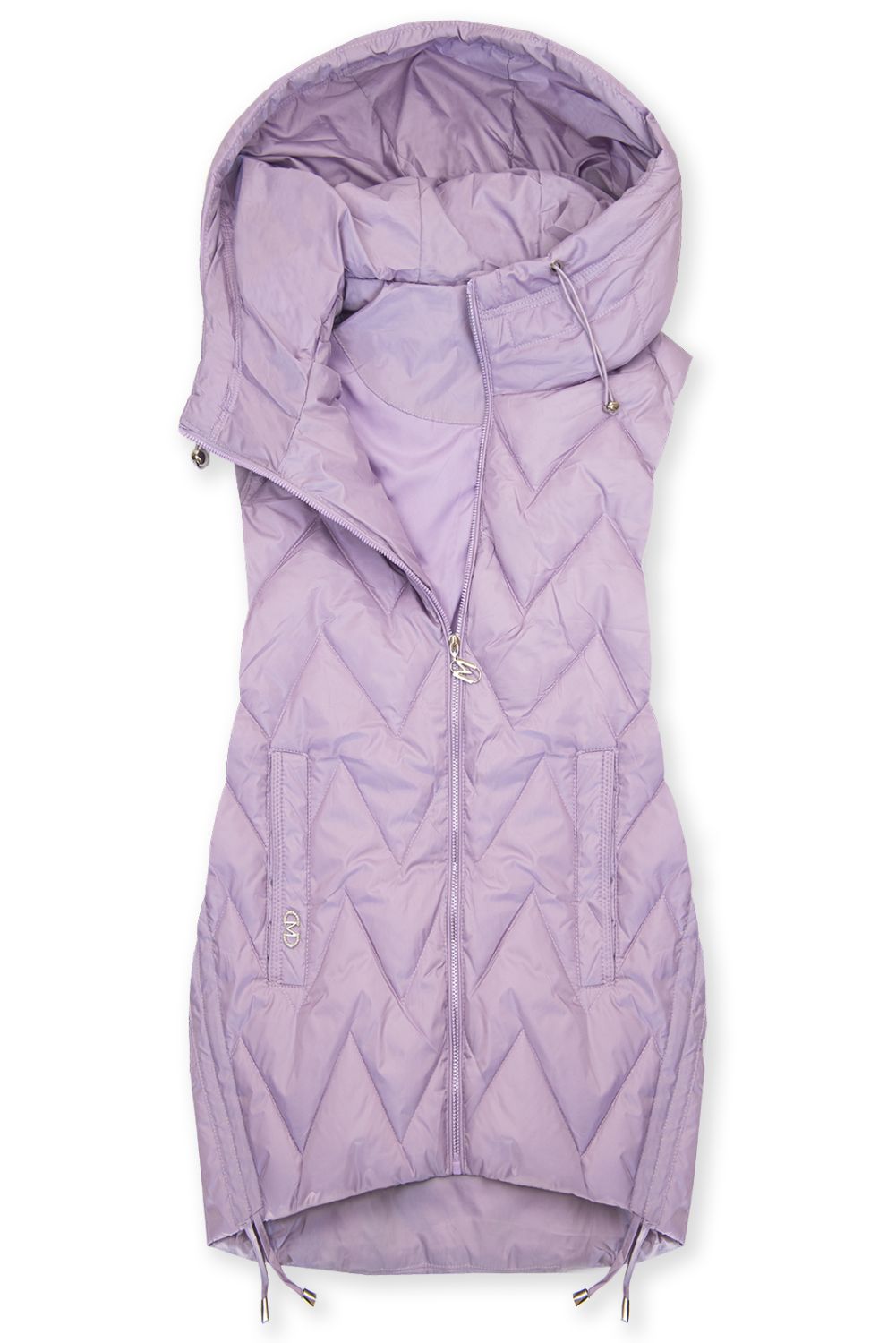 Svetlo vijoličen podolgovat telovnik