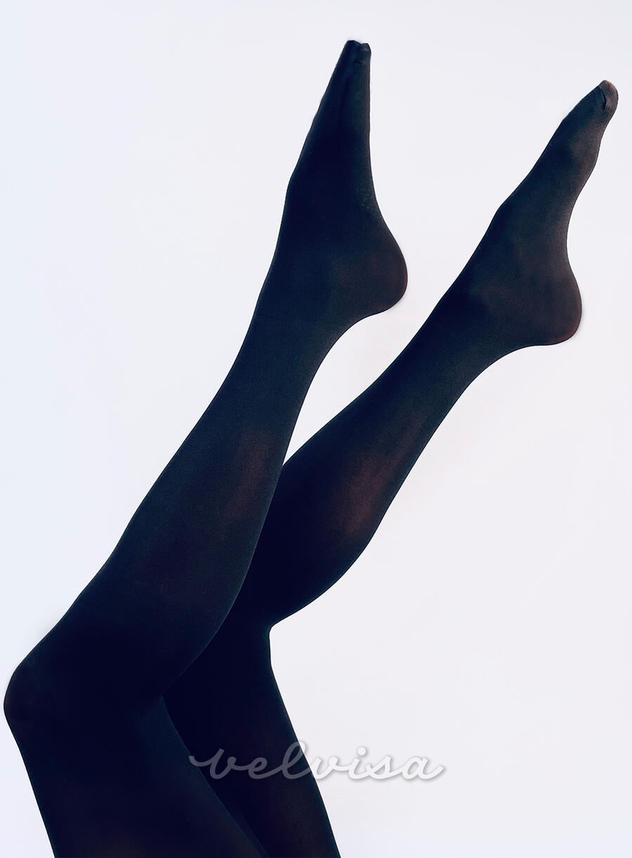 Črne ženske hlačne nogavice - 100 DEN