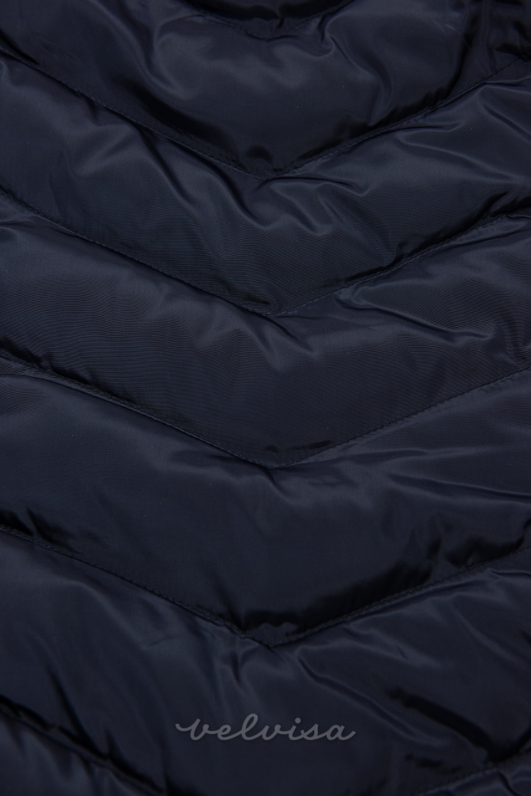 Temno modra prešita jakna za jesen/zimo
