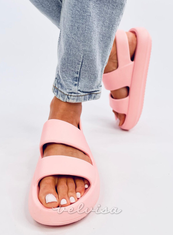 Svetlo rožnati sandali iz pene