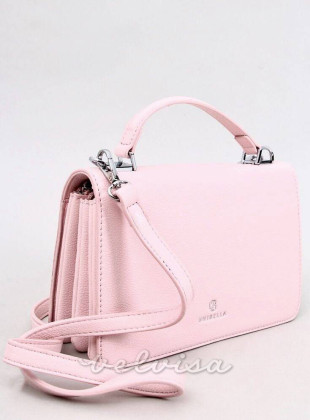 Rožnata klasična ročna torbica