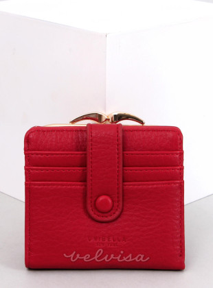 Rdeča manjša ženska denarnica