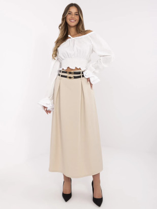 Elegantna maxi krila v bež barvi