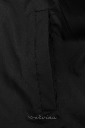 Obojestranska prehodna jakna črna