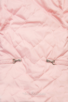 Rožnata prehodna jakna FASHION