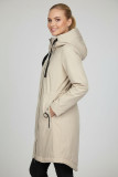Prehodna jakna s kapuco ecru