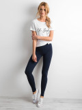 Temno modri Basic leggingi