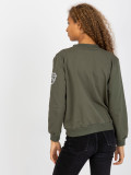Khaki prešita bomber jakna z žepi RUE PARIS