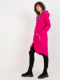 Dolga roza oversize kapuca