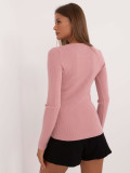 Elegantna roza pulover