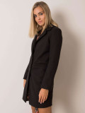 Elegantna prehodna jakna v črni barvi