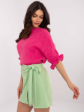 Roza pulover s 3/4 rokavi