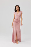 Roza maxi obleka Noelia