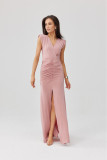 Roza maxi obleka Noelia