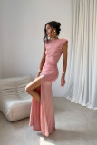 Aurelia – roza maxi obleka