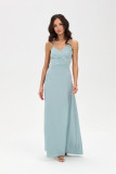 Liviana maxi obleka v mint barvi