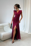 Noelia – bordo maxi obleka
