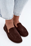 Rjavi mokasin iz semiša