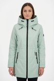 Ženska prehodna parka s kapuco – Mentol