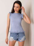 Modra prugasta bluzica RUE PARIS