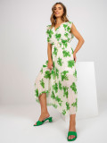 Elegantna zelena midi obleka