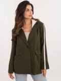 Stilna khaki jakna s kapuco