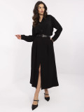 Elegantna midi krila v črni barvi