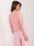 Roza jeans jakna