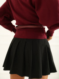 Eleganten bordo pulover s pasom