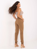 Stilne trenirke v camel barvi